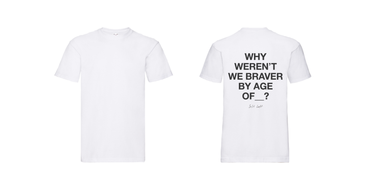  WHY WEREN'T WE BRAVER BY AGE OF SHIRT, White 